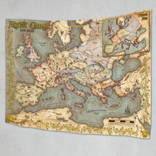 Load image into Gallery viewer, AG0317 Mythic Europe Fabric Map (Ars Magica 5E) [Restock]