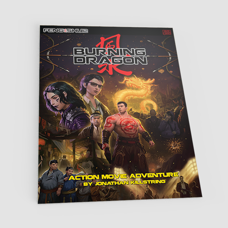 AG4026 Burning Dragon (Feng Shui 2E) [Restock]