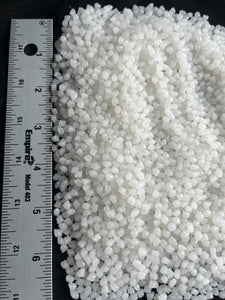 Recycled High Density Polyethylene (HDPE #2) Pellets, Natural, 1 kg [Replay]