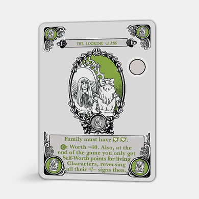 AG1337B Looking Glass Story Card TRANSPARENT (Gloom 2E) [Restock]