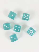 Load image into Gallery viewer, Kitty Paw Dice Set (Magical Kitties 2E)