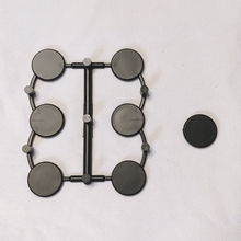 Load image into Gallery viewer, AG7005 Recycled Plastic Miniatures Bases 1&quot; Round [Restock]