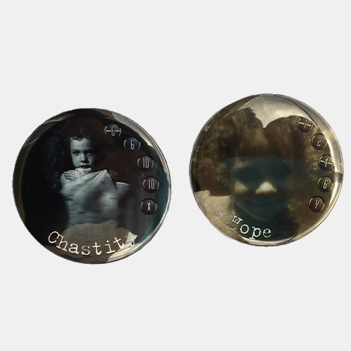 AG3333 Hope & Chastity (Lunch Money Button Men) [Restock]