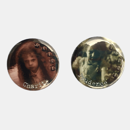 AG3331 Prudence & Charity (Lunch Money Button Men) [Restock]