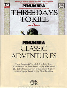 Penumbra Classic Adventures Bundle (Penumbra OGL 3E)