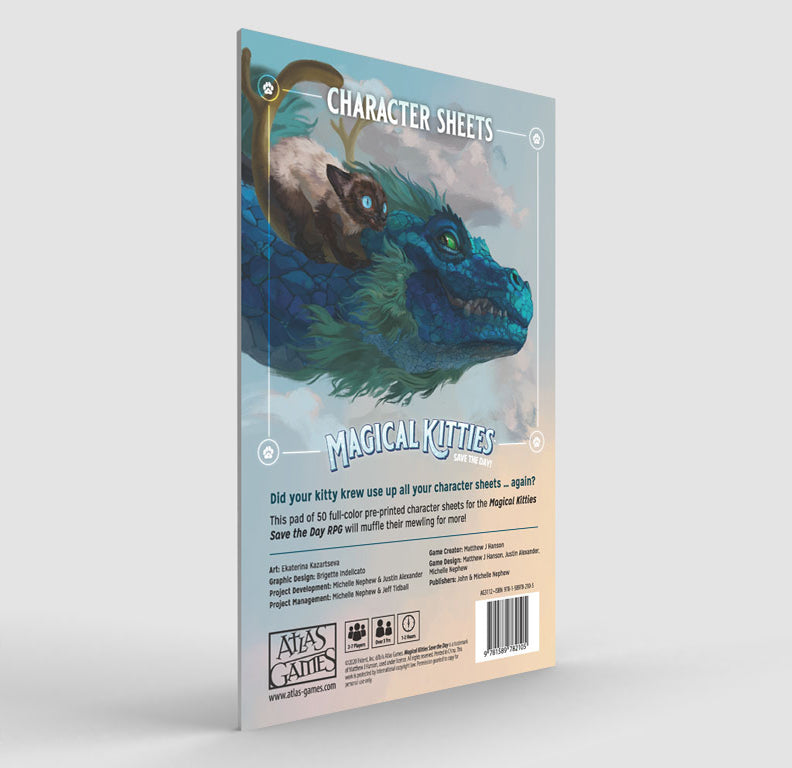 Character Sheets (Magical Kitties 2E) [Outlet]