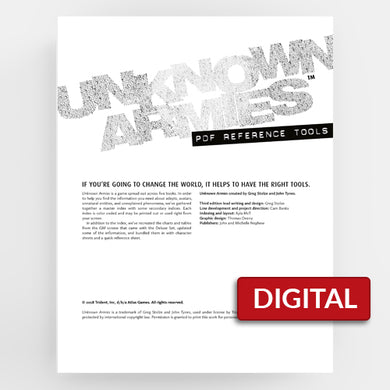 Unknown Armies PDF Reference Companion (Unknown Armies 3E)