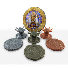 Load image into Gallery viewer, Metallic Plastic Coins &amp; Crowns Set (Cursed Court)